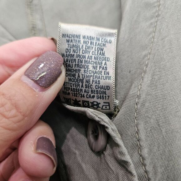 Bella Dahl green short sleeve Size S Jump suit with pockets & waist belt 017 - Picture 10 of 14